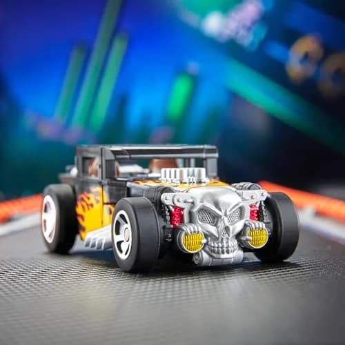 Transformers Collaborative Hot Wheels x Bone Shaker Deluxe Class 5-Inch Robot Action Figure Converts to Car | Ages 8+ thumbnail 8