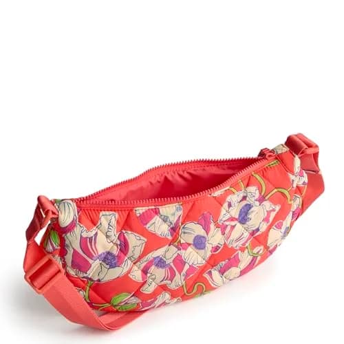 Vera Bradley Featherweight Springbrook Sling Crossbody Swirling Poppies | Compact, Lightweight & Stylish thumbnail 3