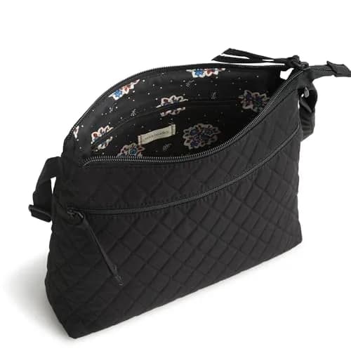 Vera Bradley Women's Premium Cotton Zip Hipster Crossbody Bag – Quilted Shoulder Purse – Moonless Night | Stylish, lightweight, organized, perfect for travel & daily use thumbnail 4