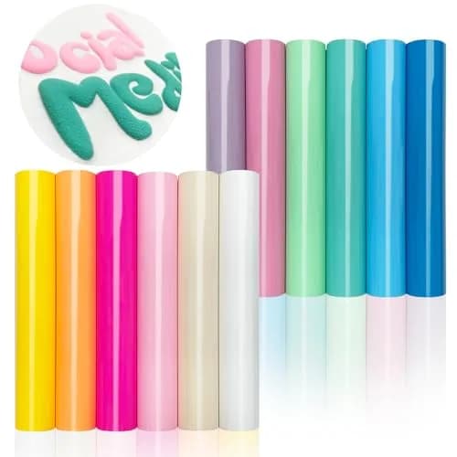DUEUIOE Puff Vinyl Heat Transfer 12x10Inch | 3D Texture for T-shirts & Crafts thumbnail 1
