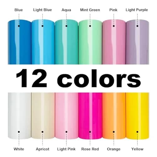 DUEUIOE Puff Vinyl Heat Transfer 12x10Inch | 3D Texture for T-shirts & Crafts thumbnail 2
