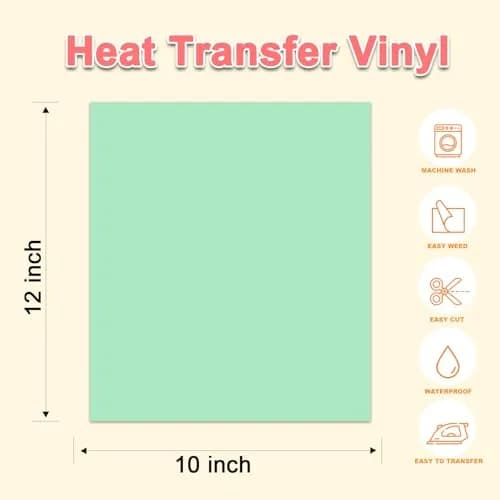 DUEUIOE Puff Vinyl Heat Transfer 12x10Inch | 3D Texture for T-shirts & Crafts thumbnail 3