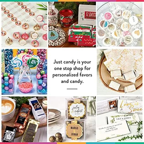 Just Candy 36ct Personalized Bat Mitzvah Candy Chocolate Bars - Pink Star of David | Custom Hershey's Milk Chocolate thumbnail 9