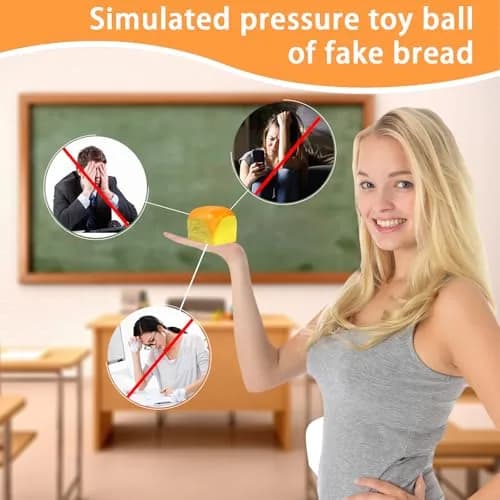 Generic Butter Slow Rising Squishy Toy 5.99 cm (2.36 in) | Non-Toxic PU Stress Ball thumbnail 7