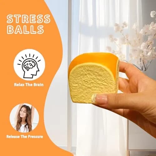Generic Butter Slow Rising Squishy Toy 5.99 cm (2.36 in) | Non-Toxic PU Stress Ball thumbnail 3