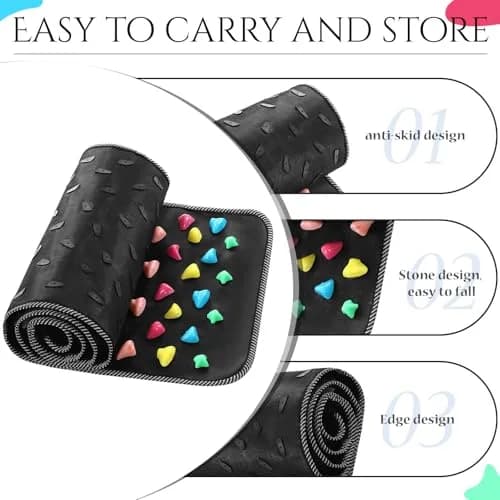 BBTO Foot Massage Mat Reflexology Walk Stone Road 140 cm (55.12 Inches) | Acupressure Foot Massage Mat for Office Workers thumbnail 5