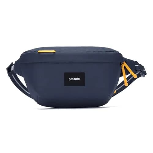 Pacsafe Go Anti Theft Sling Pack, Coastal Blue | Water-Resistant, RFID Blocking, Eco-Friendly thumbnail 1