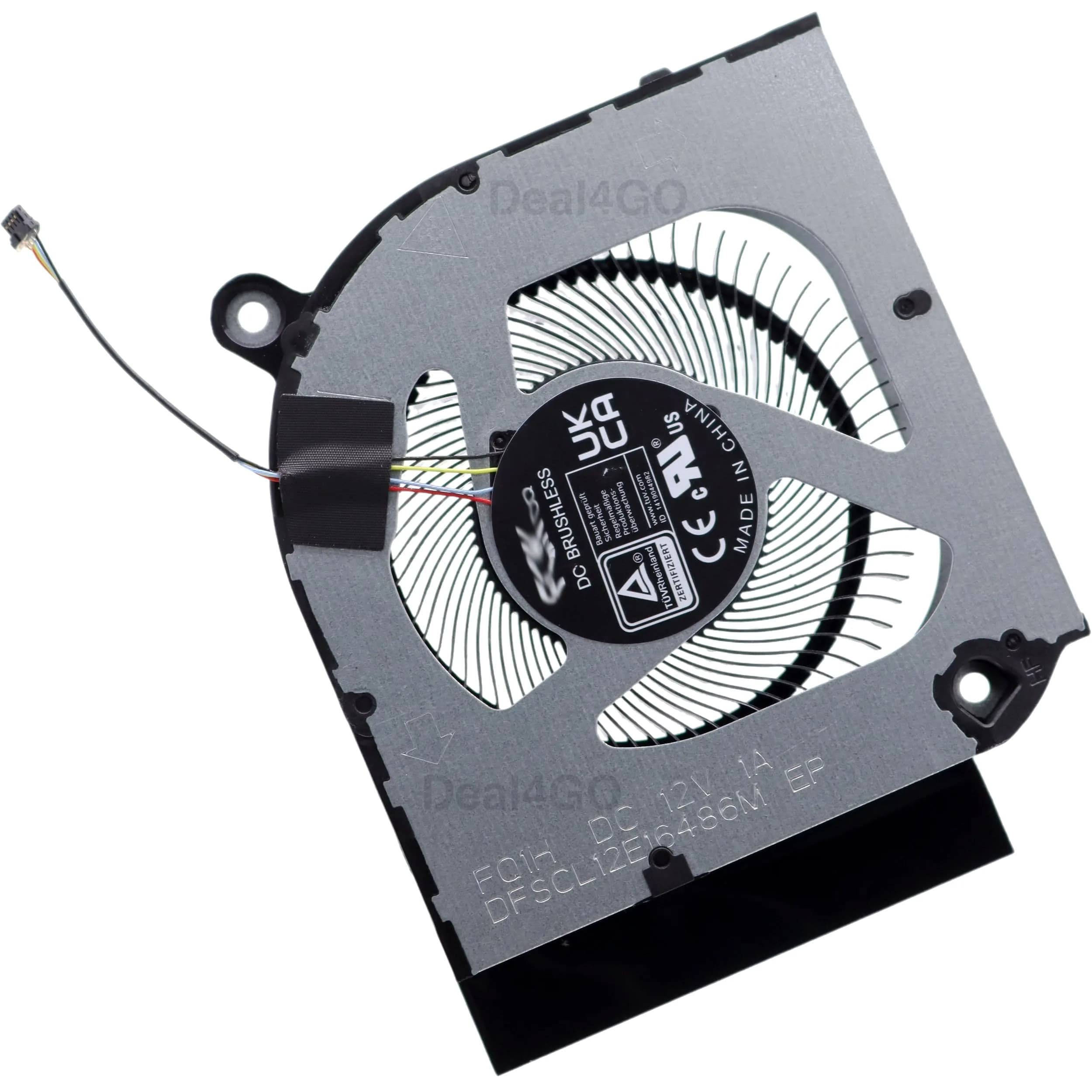 Deal4GO GPU Graphics Cooling Fan 23.QLTN7.001 Replacement for Acer Predator Helios Neo PHN16-71 PHN18-71 | OEM 12V 3W Fan — GPU Cooling Fan