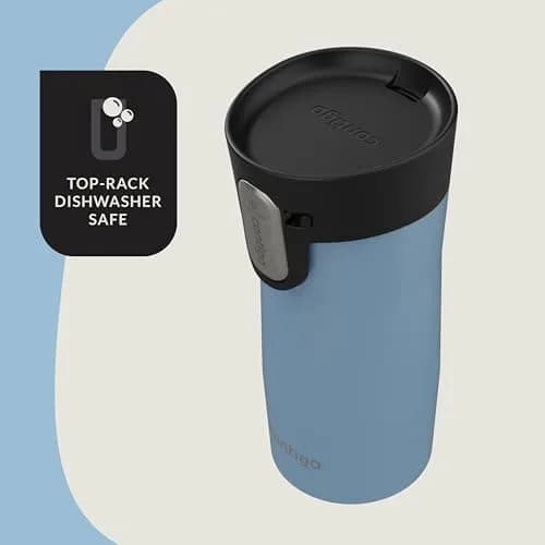 Contigo Autoseal West Loop 12oz Stainless Steel Travel Mug | Leak-Proof, Hot 8H/Cold 16H, Dishwasher Safe thumbnail 6