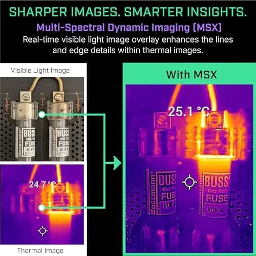 FLIR ONE Pro Thermal Imaging Camera for iPhone 15 & Newer (USB-C) | 480x360 Super Resolution, 160x120 Native IR, 70mK Sensitivity thumbnail 5