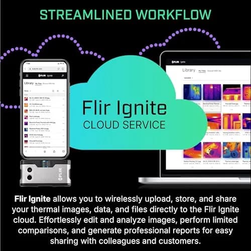 FLIR ONE Thermal Imaging Camera for iPhone USB-C (iPhone 15+) | 240x180 Super Resolution (80x60 Native IR) thumbnail 8