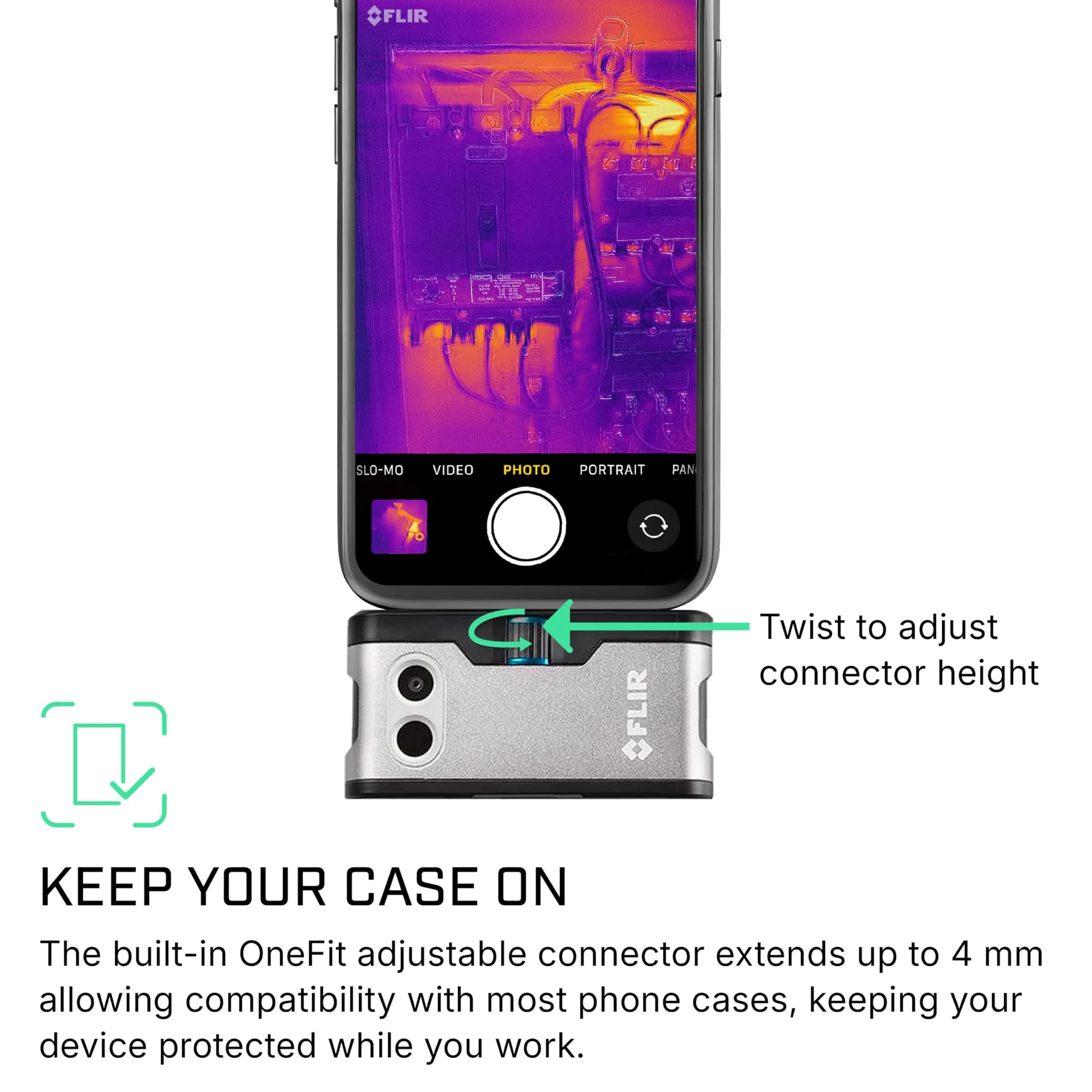 FLIR ONE Thermal Camera for iPhone USB-C Smartphones (iPhone 15 & Newer) - view 3
