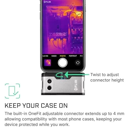 FLIR ONE Thermal Imaging Camera for iPhone USB-C (iPhone 15+) | 240x180 Super Resolution (80x60 Native IR) thumbnail 3