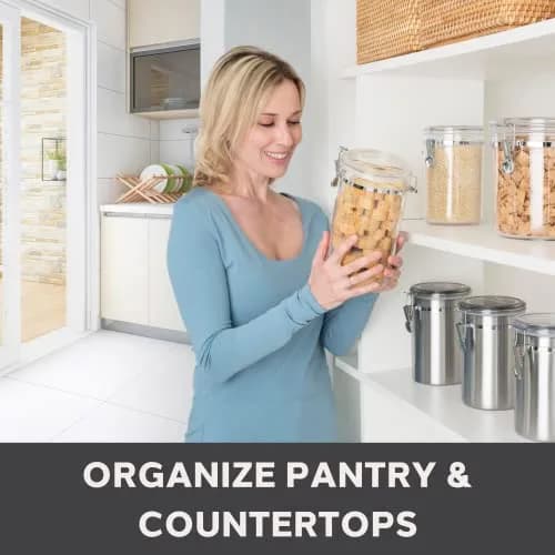Oggi 4pc Clear Canister Set with Clamp Lids | Airtight Food Storage for Kitchen & Pantry (70-120 chars) thumbnail 5