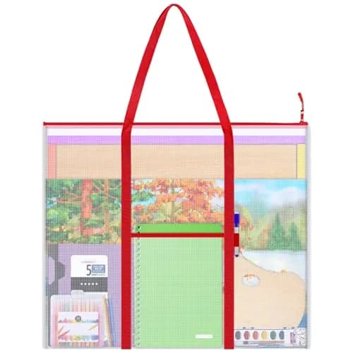 ZKOO Extra-Large Bulletin Board Poster Storage Bag 76 x 63.5 cm (30" x 25") | Protects Artwork & Documents thumbnail 8
