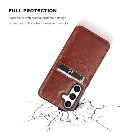 KIHUWEY Samsung Galaxy S25 Case Wallet 6.2" | Leather Flip with Card Slots & Kickstand thumbnail 6