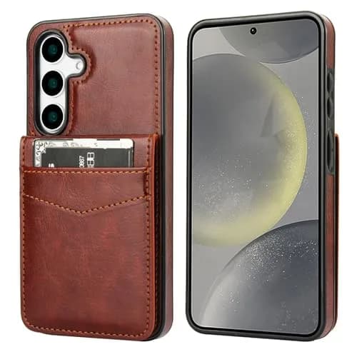 KIHUWEY Samsung Galaxy S25 Case Wallet 6.2" | Leather Flip with Card Slots & Kickstand thumbnail 3