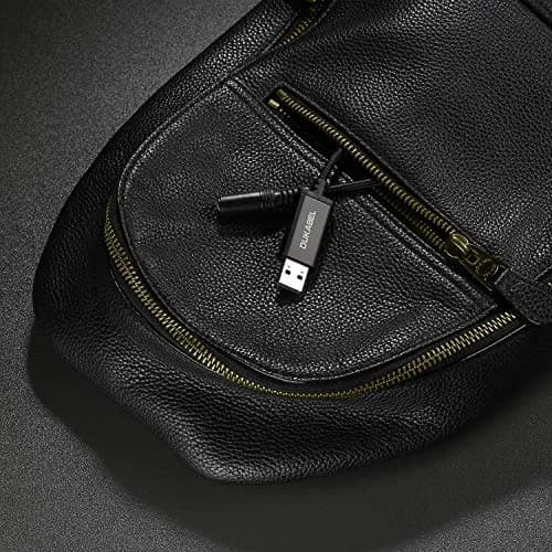 DUKABEL USB Headphone Adapter, External Sound Card for PC, PS4, PS5 | 94 inch / 240 cm | Dual Audio & Microphone thumbnail 7