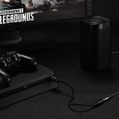 DUKABEL USB Headphone Adapter, External Sound Card for PC, PS4, PS5 | 94 inch / 240 cm | Dual Audio & Microphone thumbnail 3