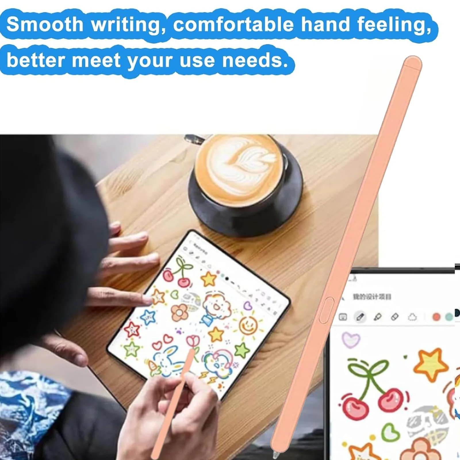 Anglepingping Galaxy Z Fold 6 S Pen Fold Edition Stylus Pen for Samsung Galaxy Z Fold 6 (Orange) - view 5