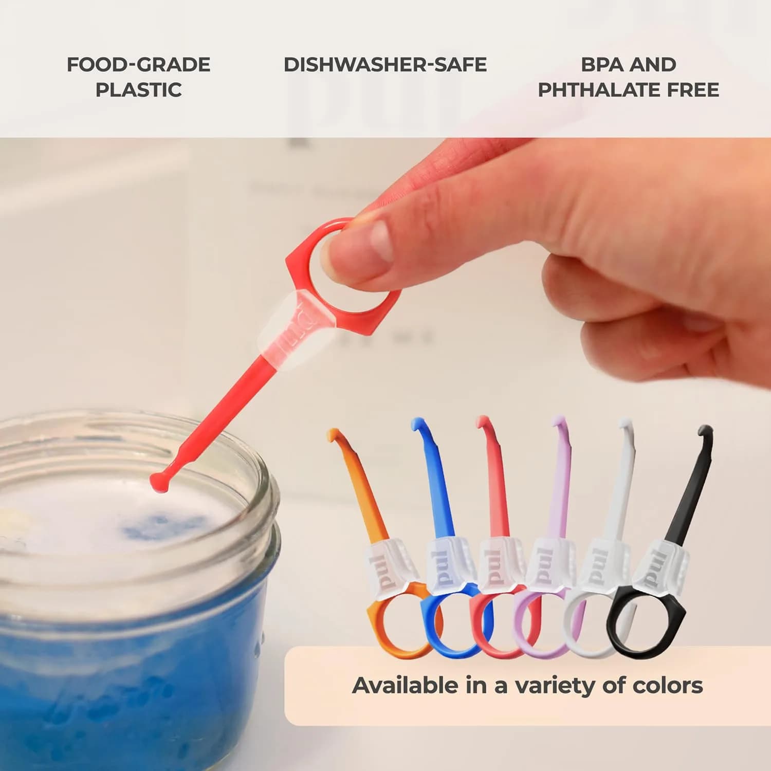 PUL 2-in-1 Aligner Removal Tool and Chewies Black | Patented Hygienic Orthodontic Accessory - view 6