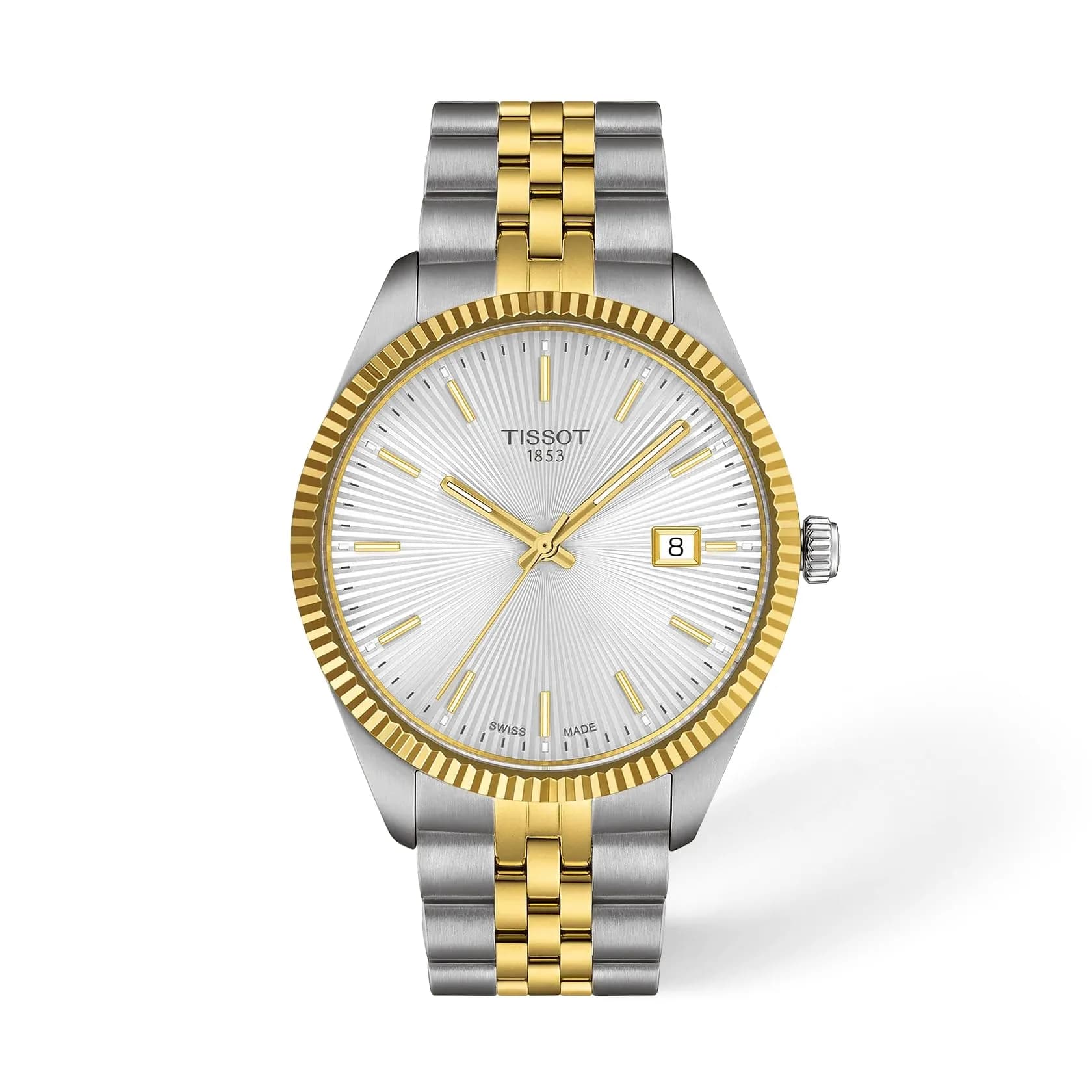 Tissot Men’s Watch 40mm Silver Dial Swiss Quartz | Elegant & Versatile