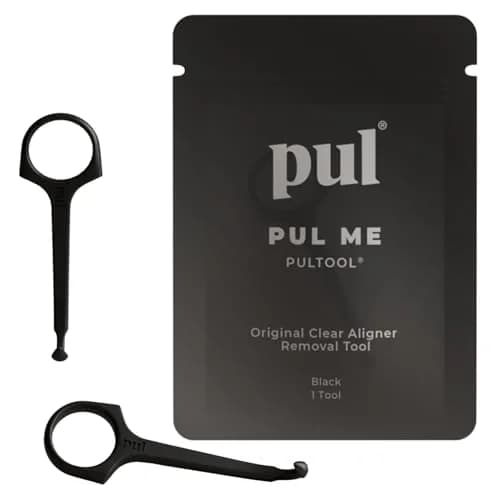 The Pultool Aligner Removal Tool 2-Pack (Black) | Hygienic & Easy Orthodontic Accessory thumbnail 1