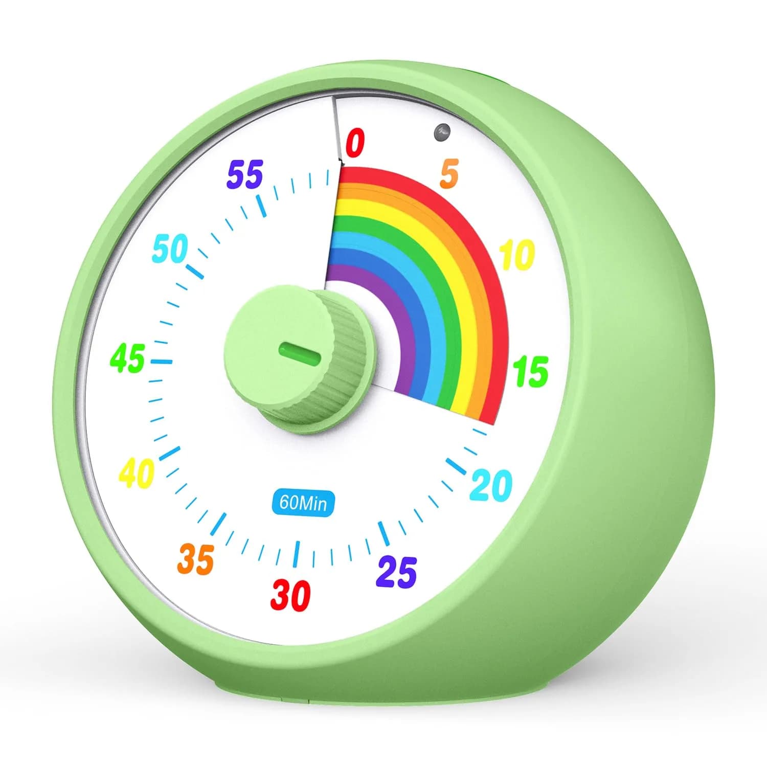 kiecky squirrel Visual Countdown Timer 60-Minute Green | Silent Operation Pomodoro Time Management - main product image