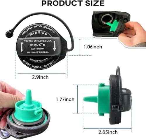 Xingehor Fuel Cap for Audi VW 2004-2020 | OE-Style, Waterproof & Resistant (70-120 chars) thumbnail 3
