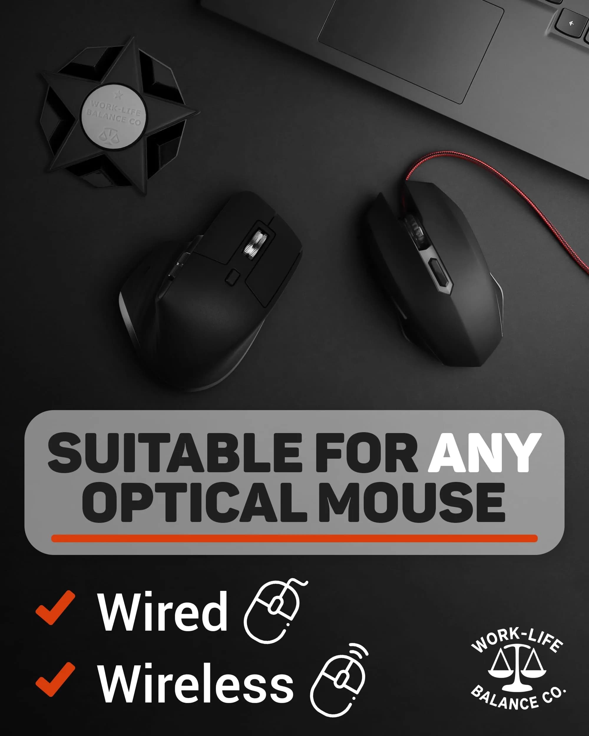 Work-Life Balance Corporation Mechanical Mouse Jiggler | No USB, Cordless, Silent Undetectable Mouse Mover - view 5