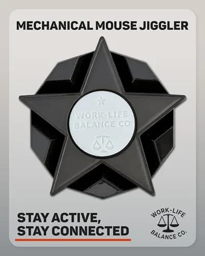 Work-Life Balance Corporation Mechanical Mouse Jiggler | No USB, Cordless, Silent Undetectable Mouse Mover thumbnail 2