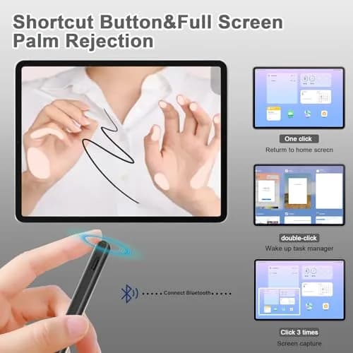 Peaboni Stylus Pen for iPad 2018-2026 | Magnetic & USB-C Fast Charge, 8hr Drawing thumbnail 6