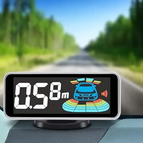 ELSNU 8-Sensor Parking Sensor Kit with Digital LCD Display, Dark Blue | Front & Rear Detection 0.3M-2.2M thumbnail 3