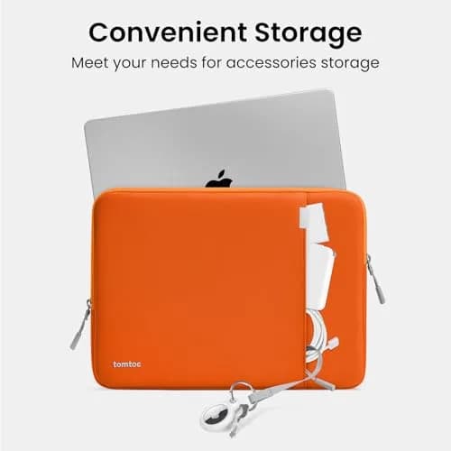tomtoc 360° Protective Laptop Sleeve for 13-inch MacBook Air M5/A3449 2026 | Military-Grade & Eco-Friendly Design thumbnail 5