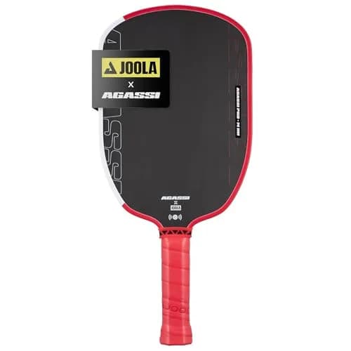 JOOLA Agassi PRO IV 14mm Pickleball Paddle | Extended Sweet Spot, Carbon Fiber Surface, USAP Approved thumbnail 1