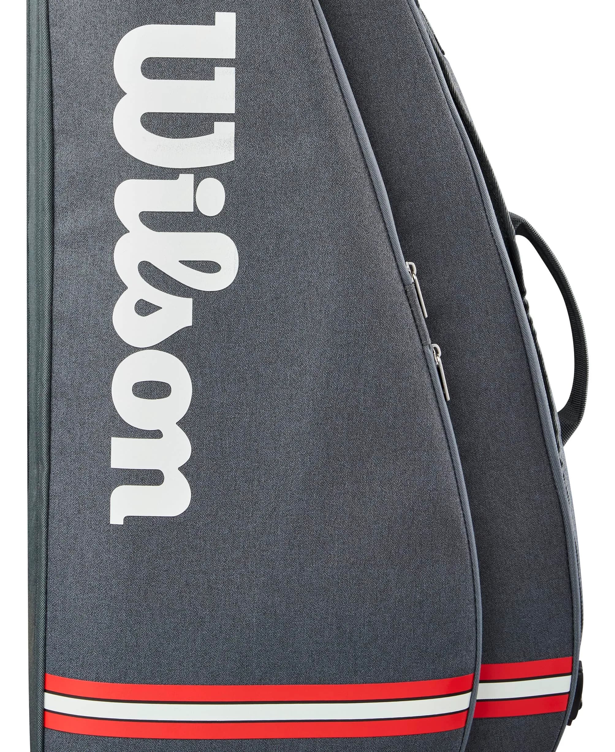 Wilson 2025 Tour Tennis Racket Bag - Black/Red/White, Holds up to 6 Rackets | 72.39cm (28.5") - view 2