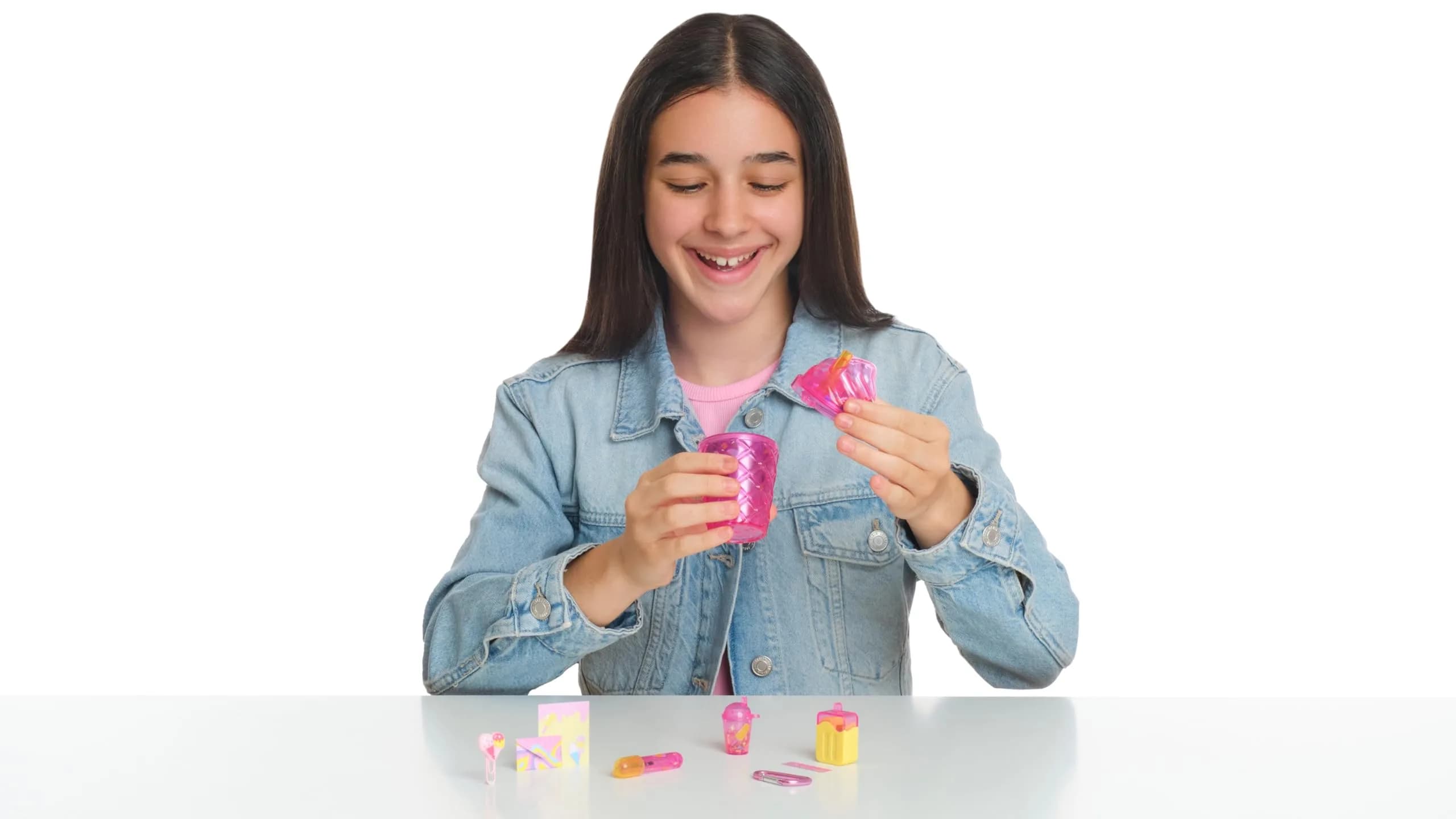 REAL LITTLES Liquid Charms Micro Backpack with Stationery Surprises | 1 Micro Backpack, Multicolor — 4 Cups thumbnail 3