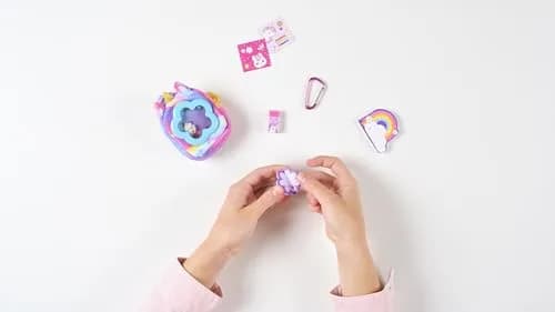 REAL LITTLES Liquid Charms Micro Backpack with Stationery Surprises | 1 Micro Backpack, Multicolor thumbnail 3