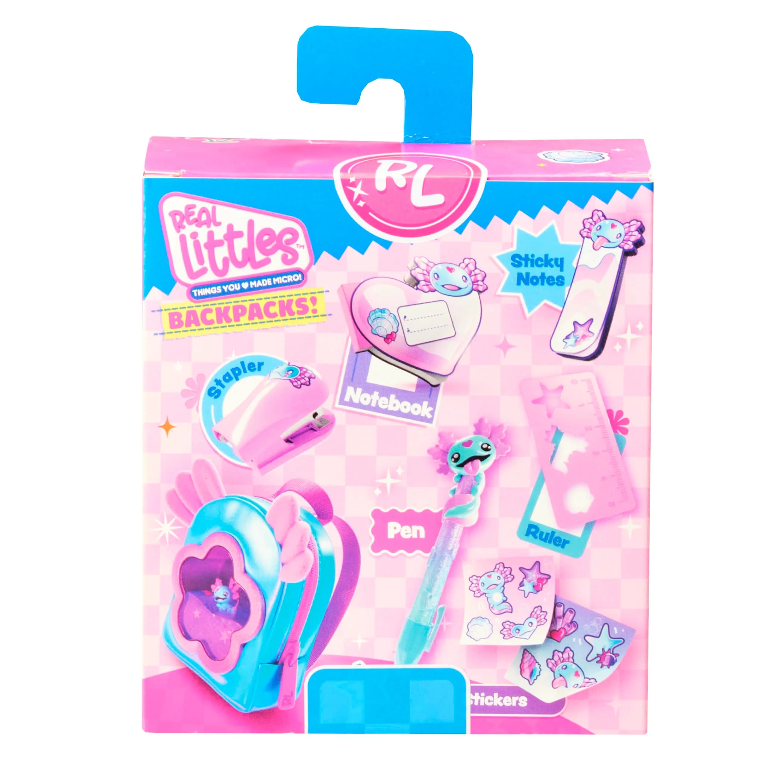 REAL LITTLES Liquid Charms Micro Backpack with Stationery Surprises | 1 Micro Backpack, Multicolor - view 4