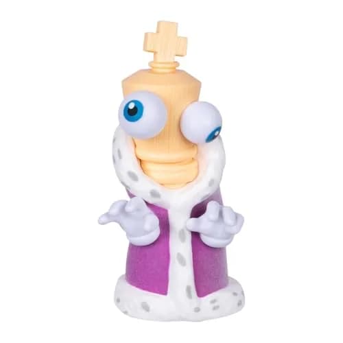 The Amazing Digital Circus Kinger Vinyl Figure 4" | Collectible with Furry Robe & Collector Card thumbnail 1