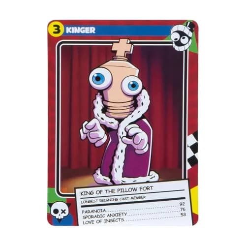 The Amazing Digital Circus Kinger Vinyl Figure 4" | Collectible with Furry Robe & Collector Card thumbnail 2
