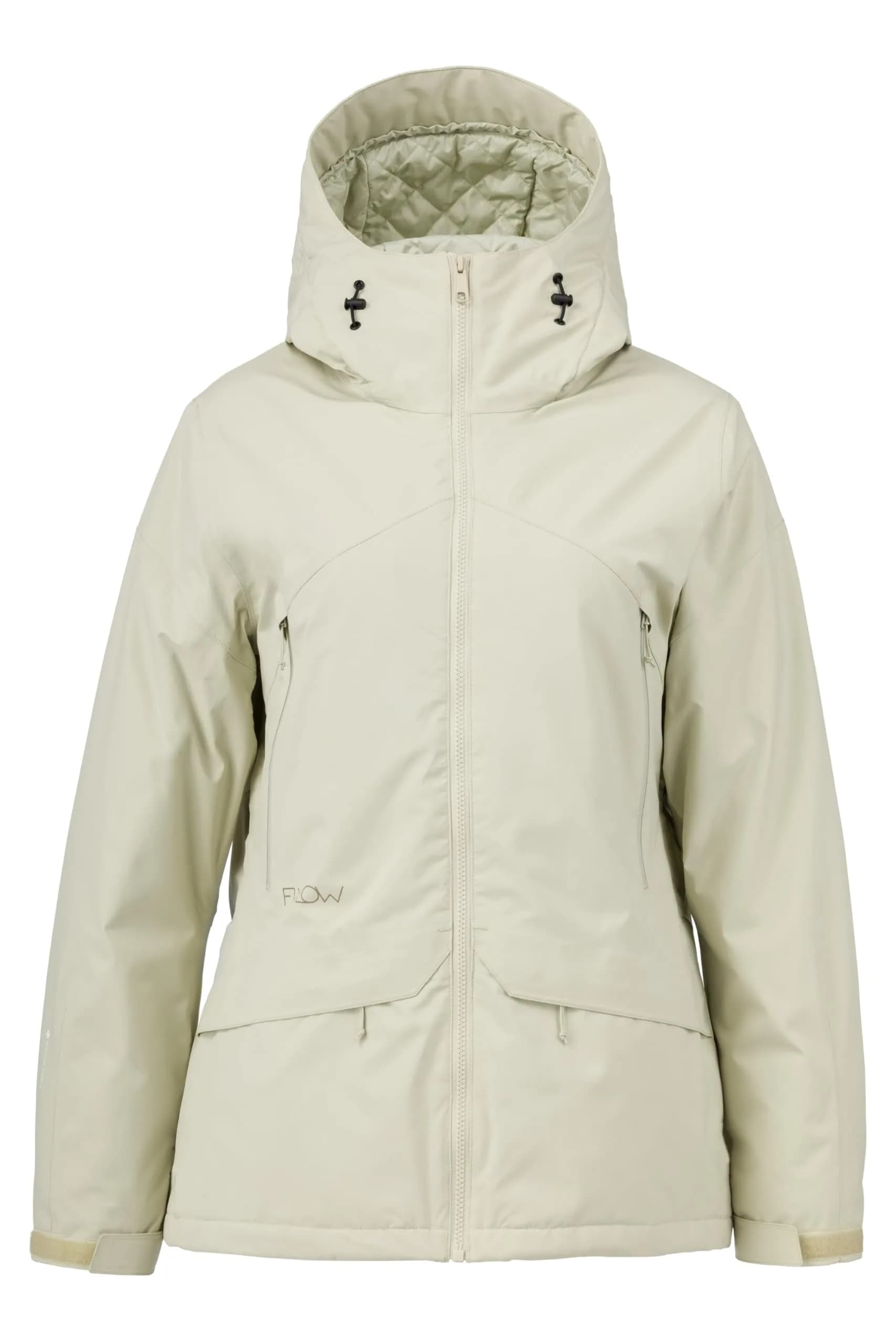 Flylow Women's Sarah Insulated Waterproof Ski Jacket - Mist - Large | All-Season Waterproof Ski Coat with Recycled Insulation - main product image
