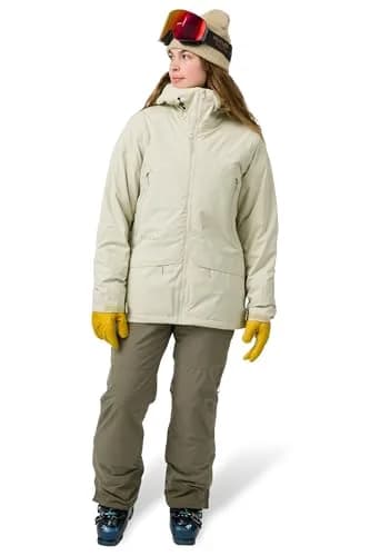 Flylow Women's Sarah Insulated Waterproof Ski Jacket - Mist - Large | All-Season Waterproof Ski Coat with Recycled Insulation thumbnail 2