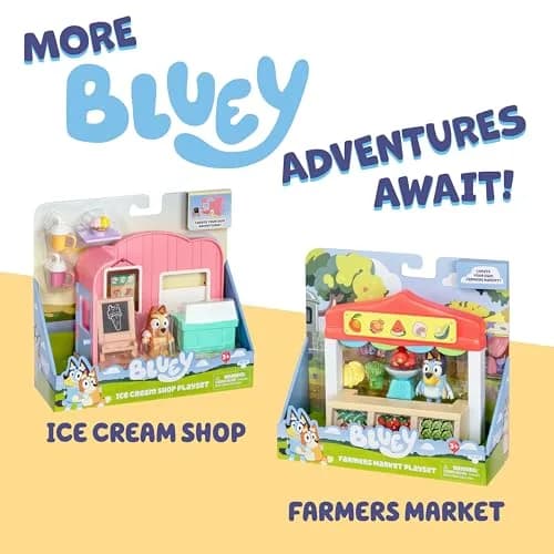 Bluey Juice Bar Toy Playset with Articulated Bluey Figure | Educational Pretend Play for Kids 3-5 thumbnail 6