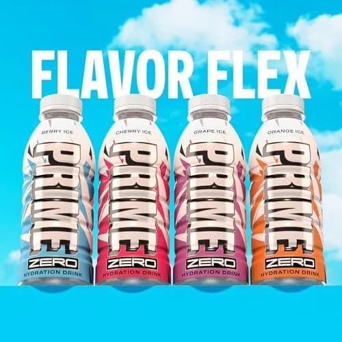 PRIME HYDRATION ZERO ORANGE ICE 16.9 Fl Oz | Sugar-Free Electrolyte Sports Drink for Active Lifestyle thumbnail 6