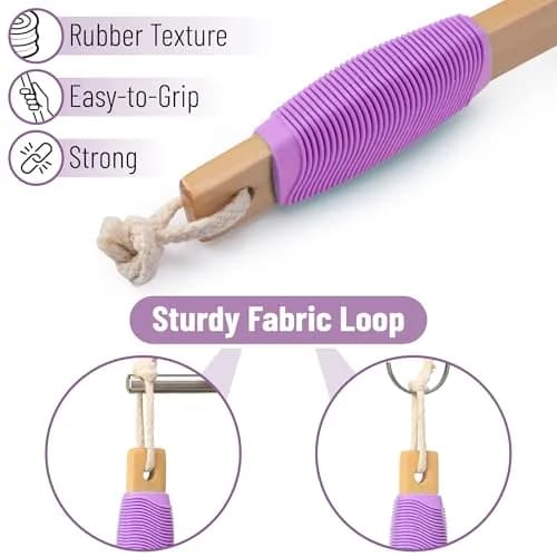 Slick Solutions Purple Lotion Applicator 44 cm (17 Inch) | Certified Organic Foam Pad thumbnail 5