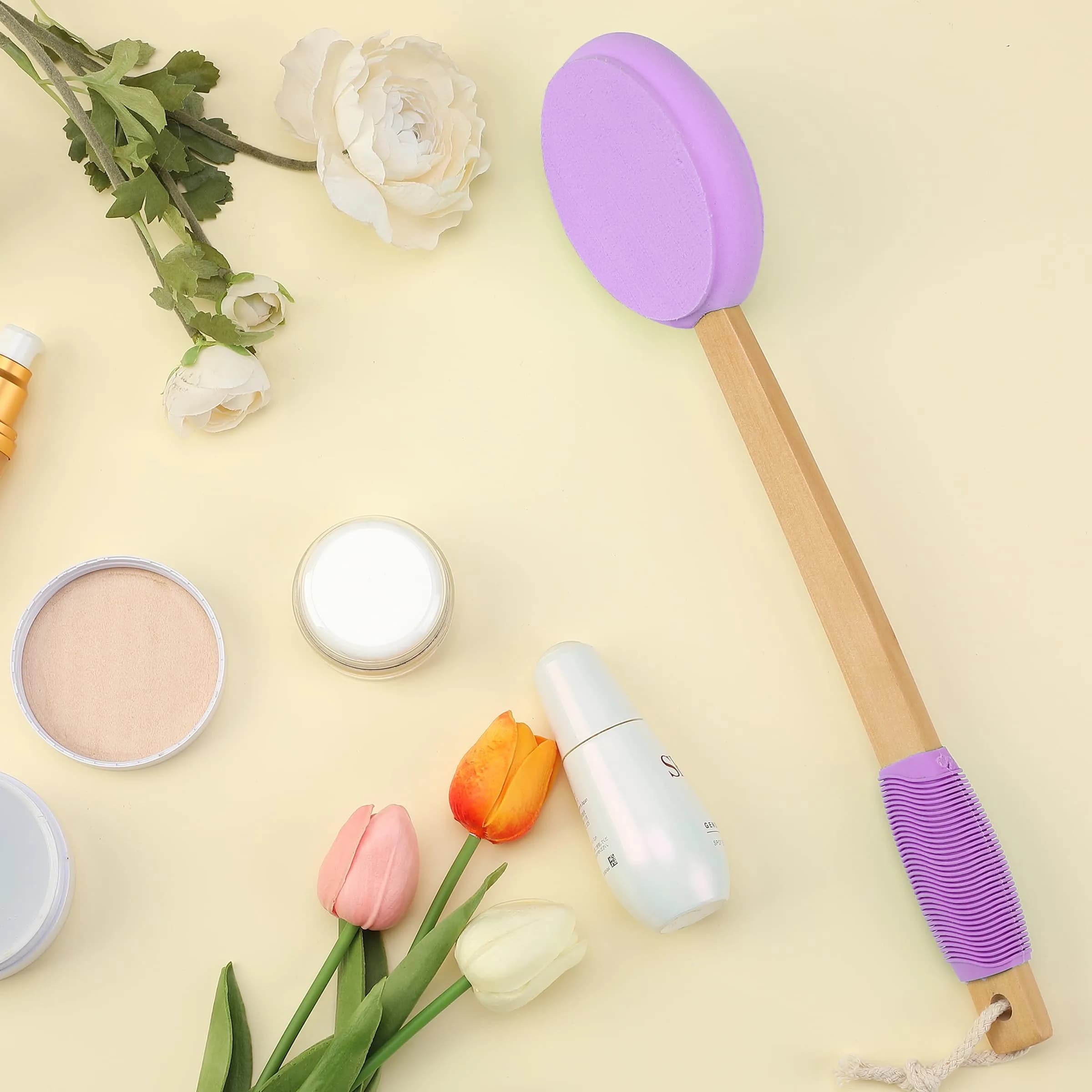 Slick Solutions Purple Lotion Applicator 44 cm (17 Inch) | Certified Organic Foam Pad - view 6