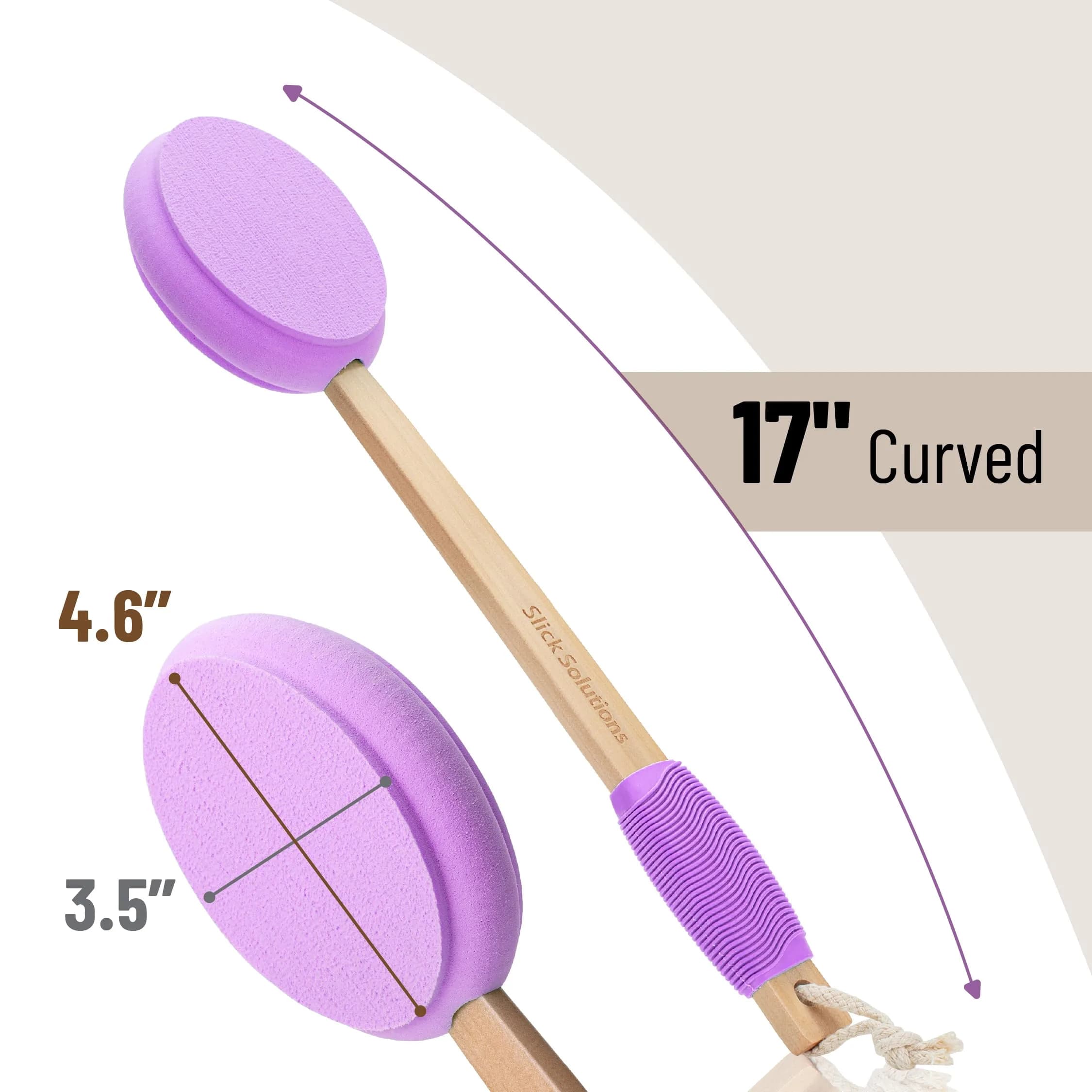 Slick Solutions Purple Lotion Applicator 44 cm (17 Inch) | Certified Organic Foam Pad - view 2