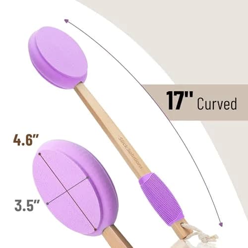 Slick Solutions Purple Lotion Applicator 44 cm (17 Inch) | Certified Organic Foam Pad thumbnail 2