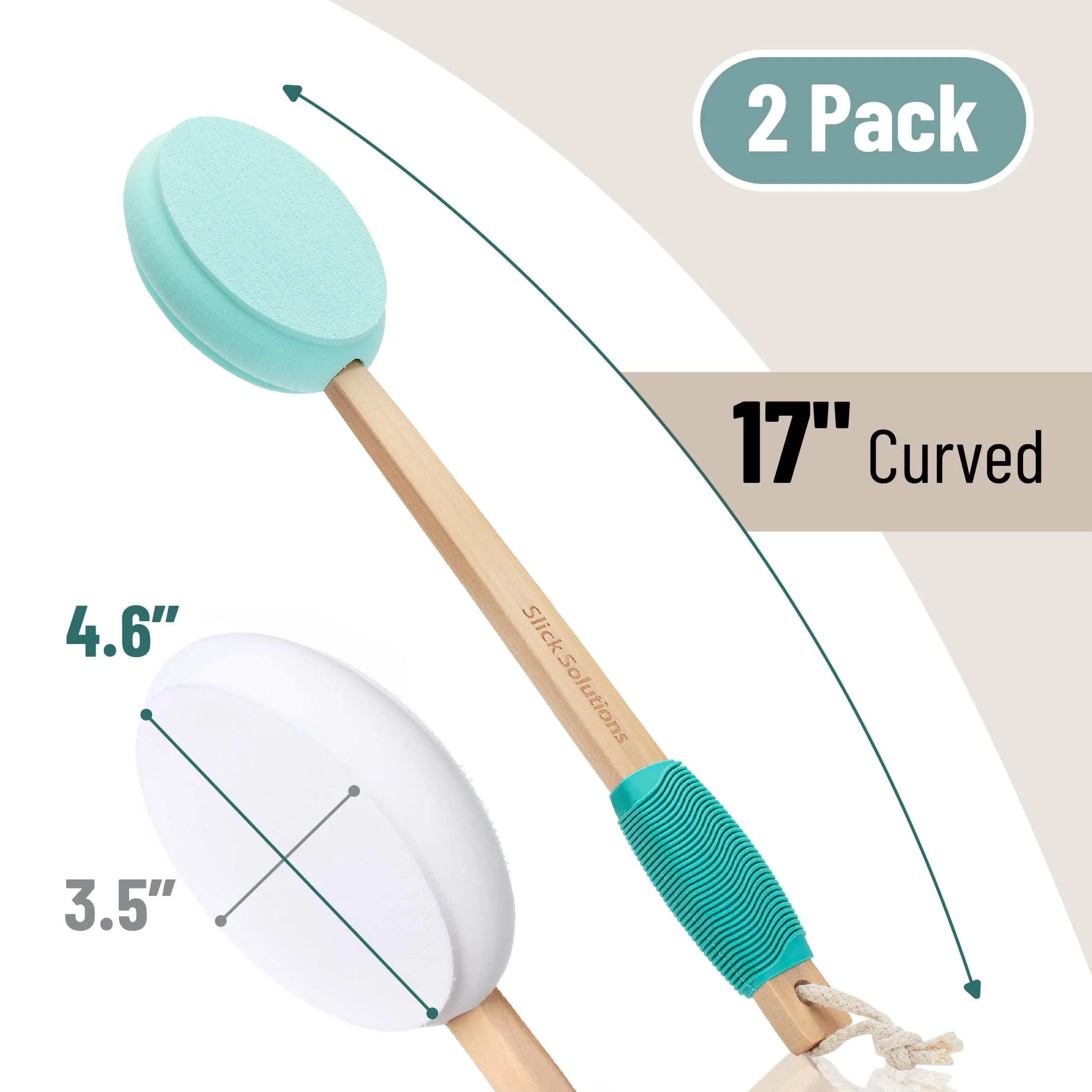 Slick Solutions 17 Inch Lotion Applicator - White and Blue 2 Pack | Reach Your Back Easily - view 2
